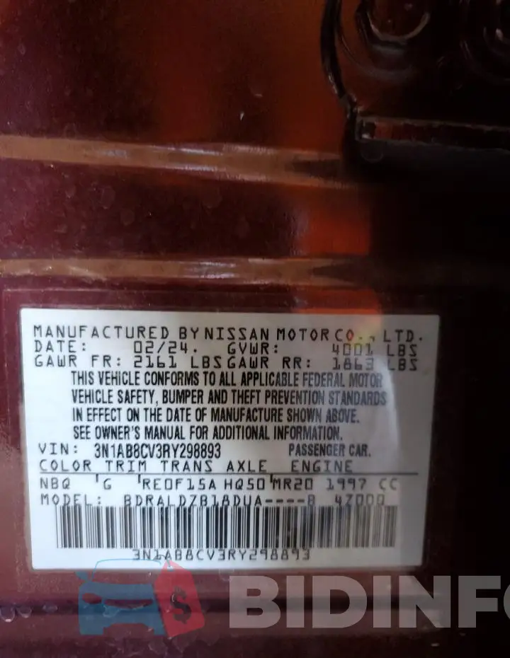 3N1AB8CV3RY298893 Photo# 12