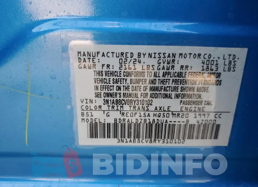 3N1AB8CV8RY310102 Photo# 13