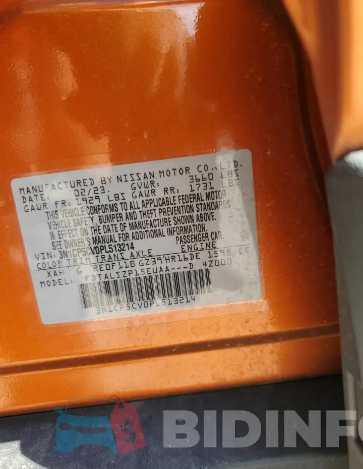 3N1CP5CV0PL513214 Photo# 13