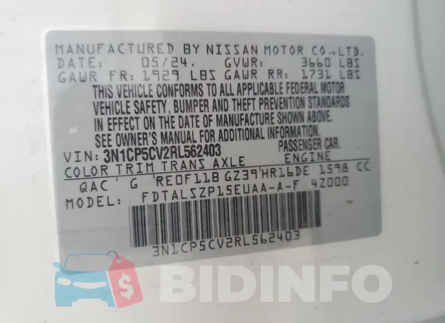 3N1CP5CV2RL562403 Photo# 12