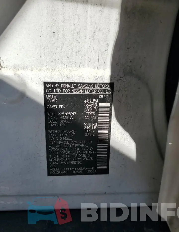 KNMAT2MV1LP515792 Photo# 13