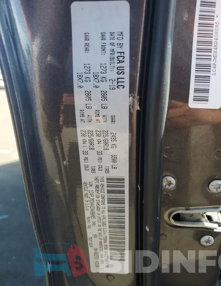 1C4PJMDX4KD408085 Photo# 13