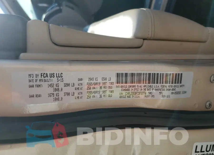1C4RJEBG8FC872770 Photo# 14