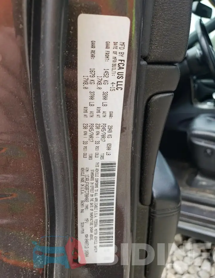 1C4RJFAG8FC790402 Photo# 12