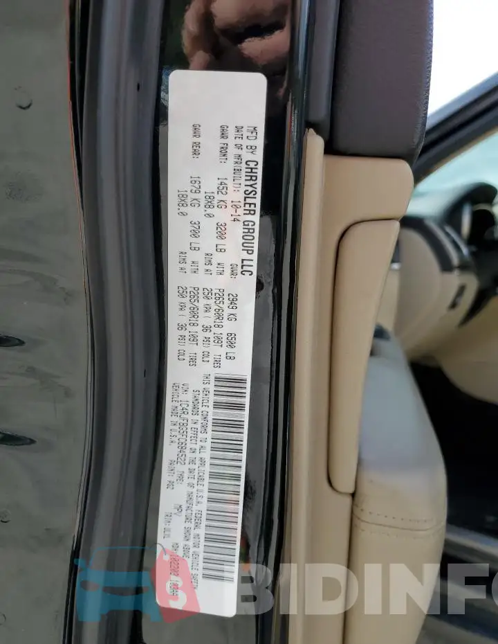 1C4RJFBG5FC684522 Photo# 14