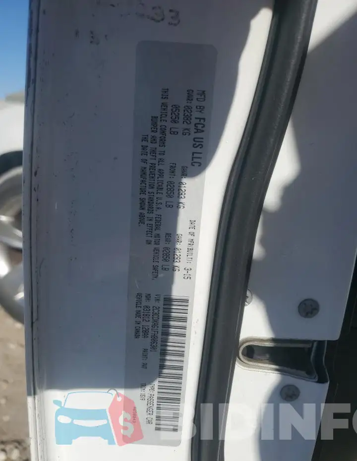 2C3CDXAG1FH806301 Photo# 12