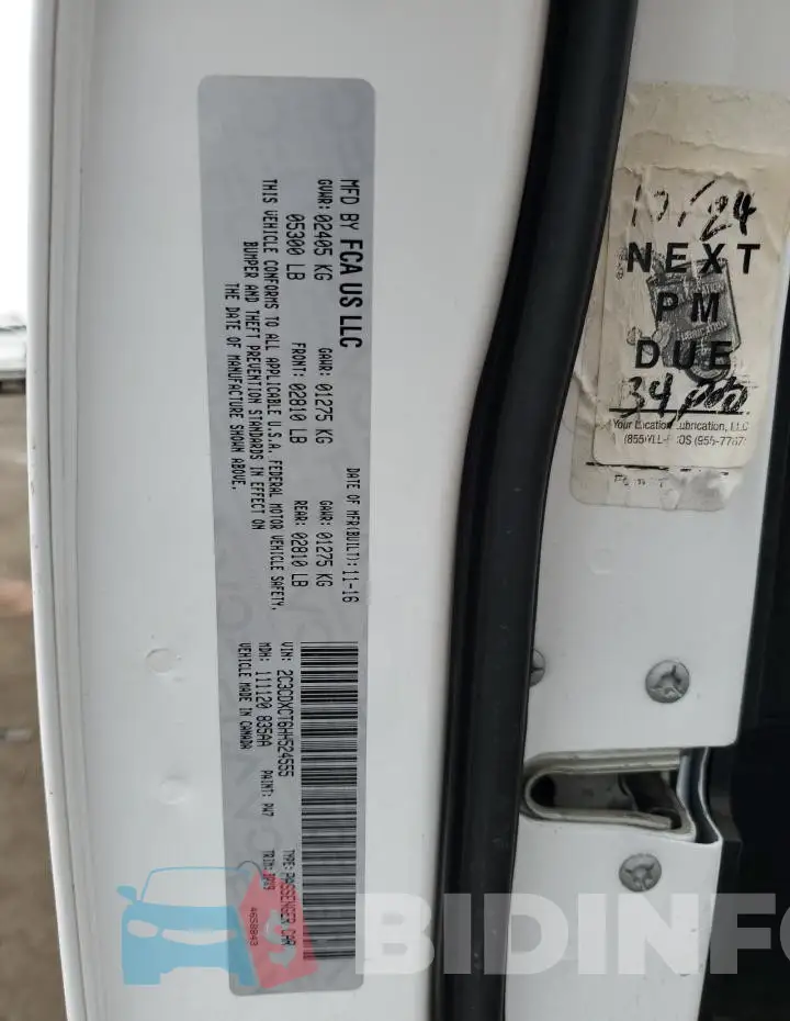 2C3CDXCT6HH524555 Photo# 12