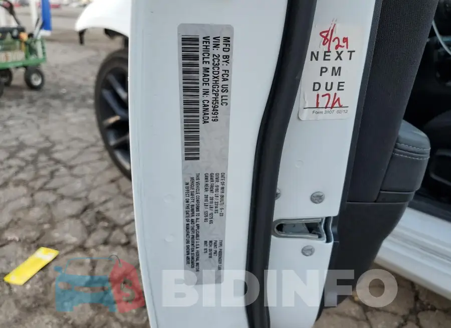 2C3CDXHG2PH594919 Photo# 13
