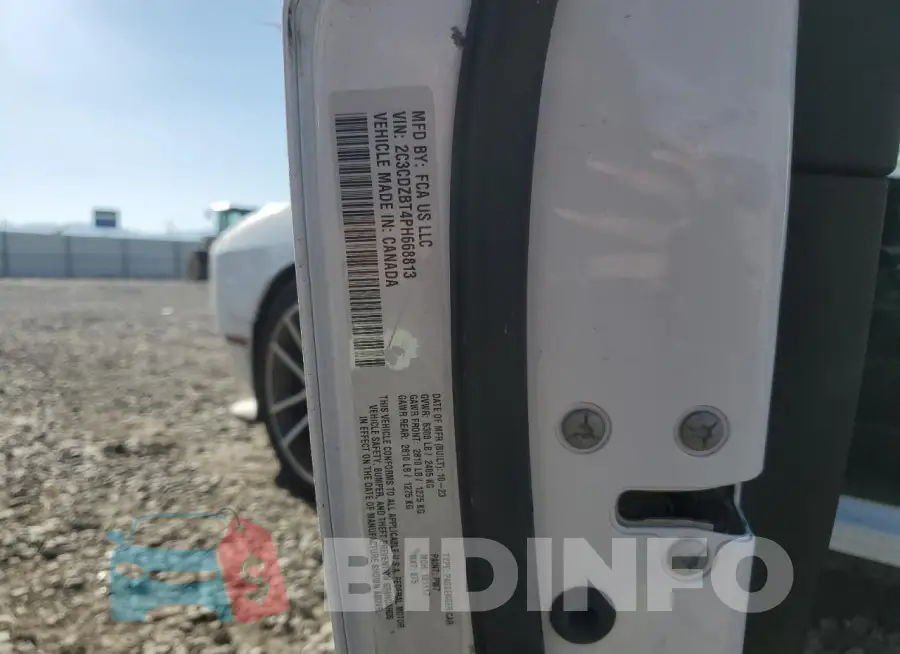 2C3CDZBT4PH668813 Photo# 12