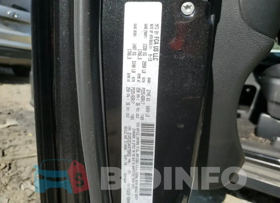 2C4RDGEG4KR758023 Photo# 13