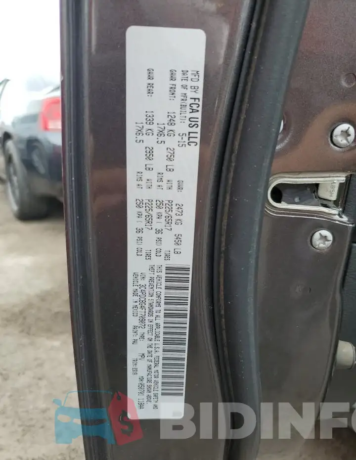 3C4PDCBG4FT709072 Photo# 13