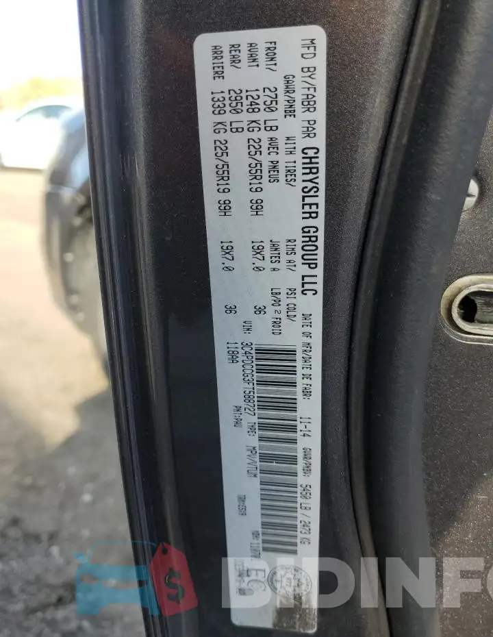 3C4PDCCG3FT588727 Photo# 13