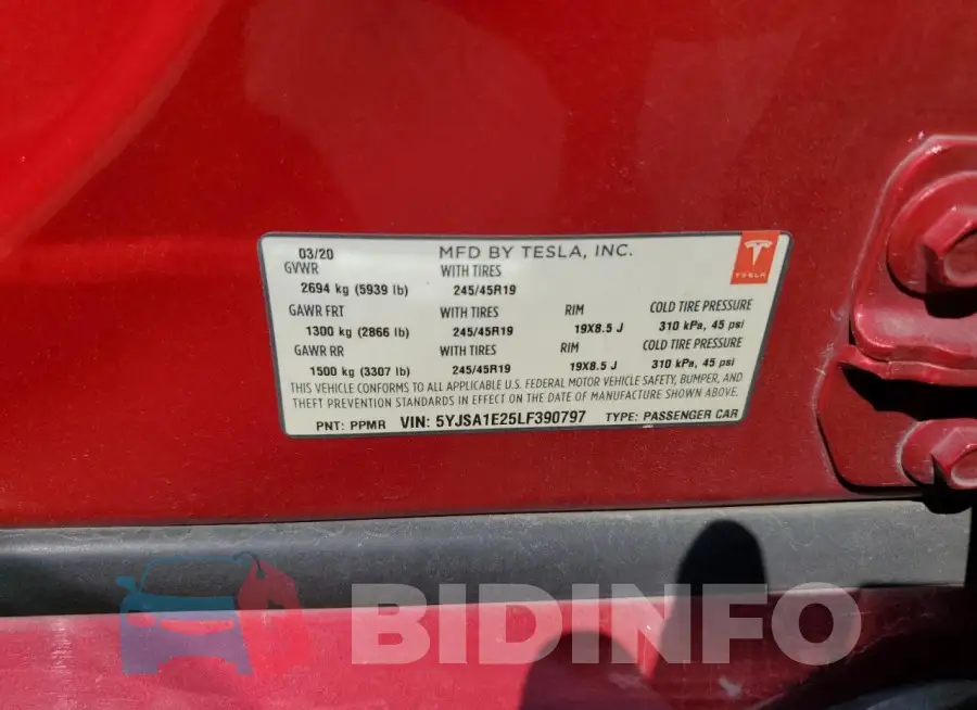 5YJSA1E25LF390797 Photo# 12