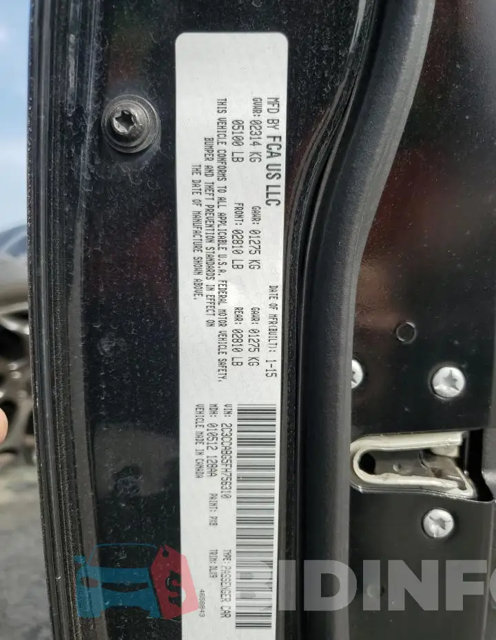 2C3CCABG5FH756310 Photo# 12