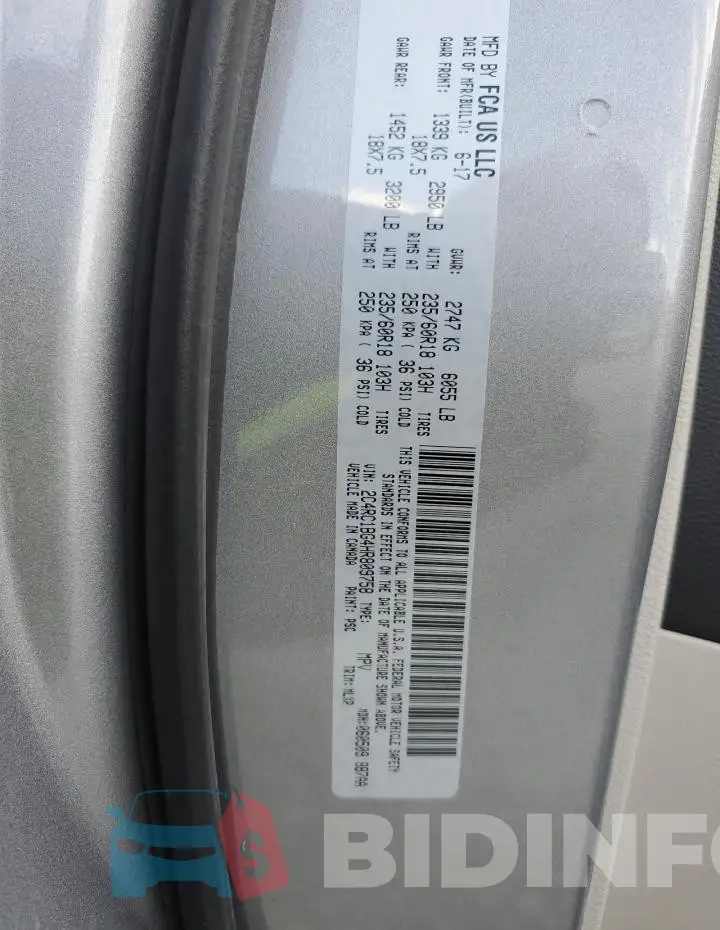 2C4RC1BG4HR809758 Photo# 13