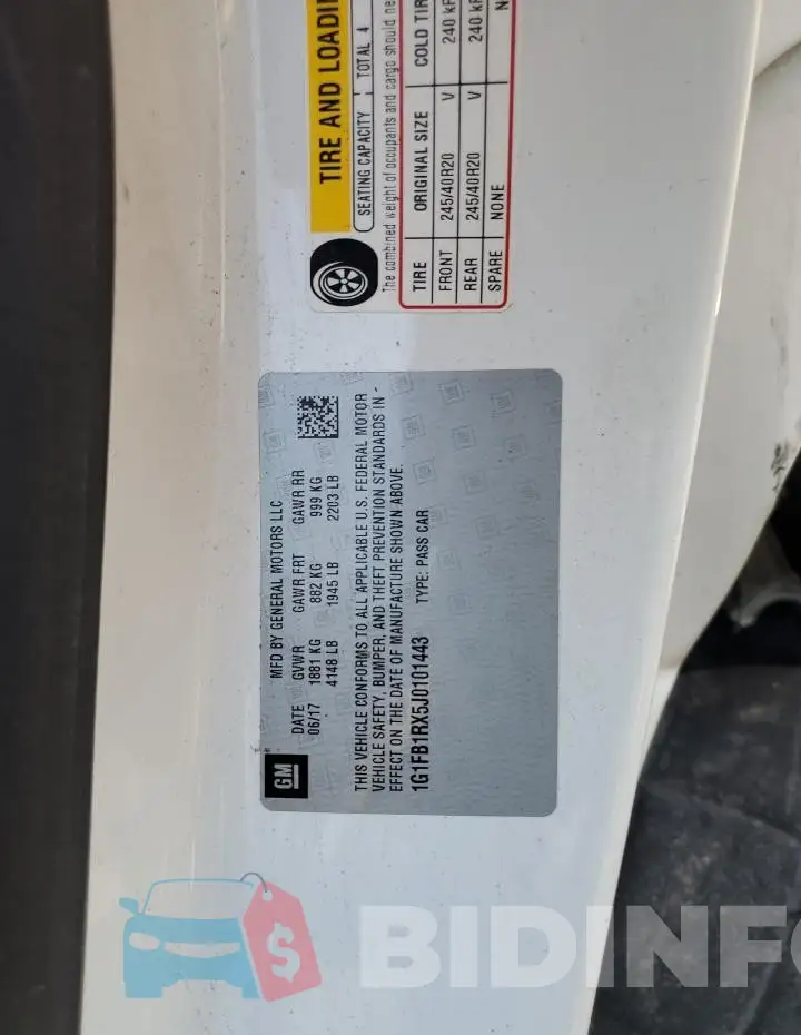1G1FB1RX5J0101443 Photo# 13