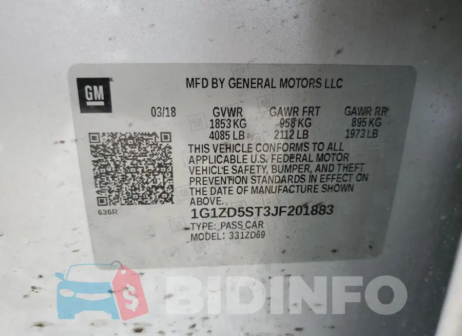 1G1ZD5ST3JF201883 Photo# 12