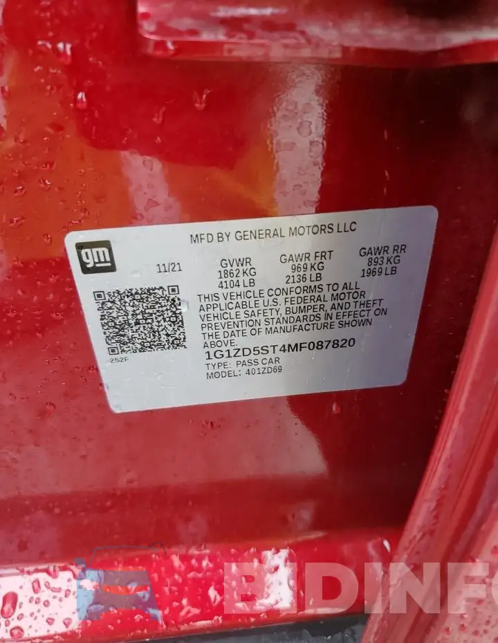 1G1ZD5ST4MF087820 Photo# 12