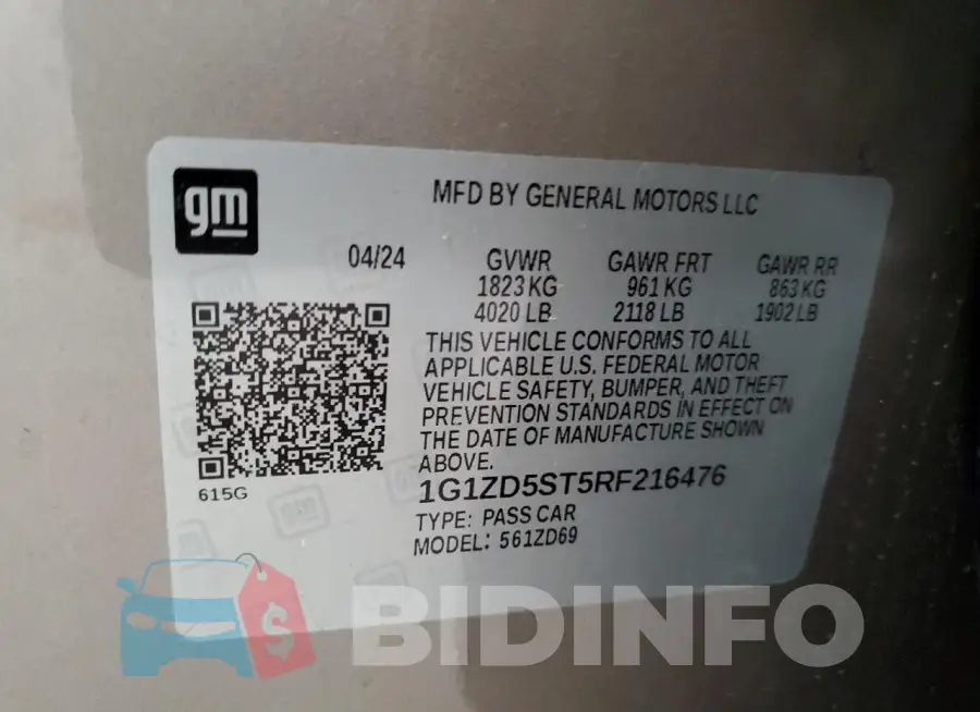 1G1ZD5ST5RF216476 Photo# 13
