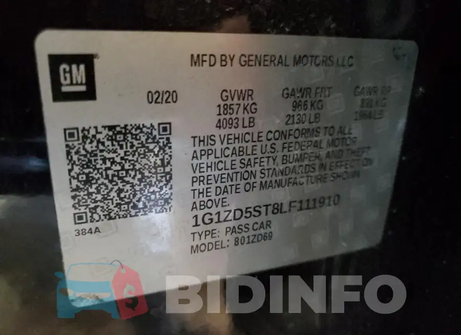 1G1ZD5ST8LF111910 Photo# 12