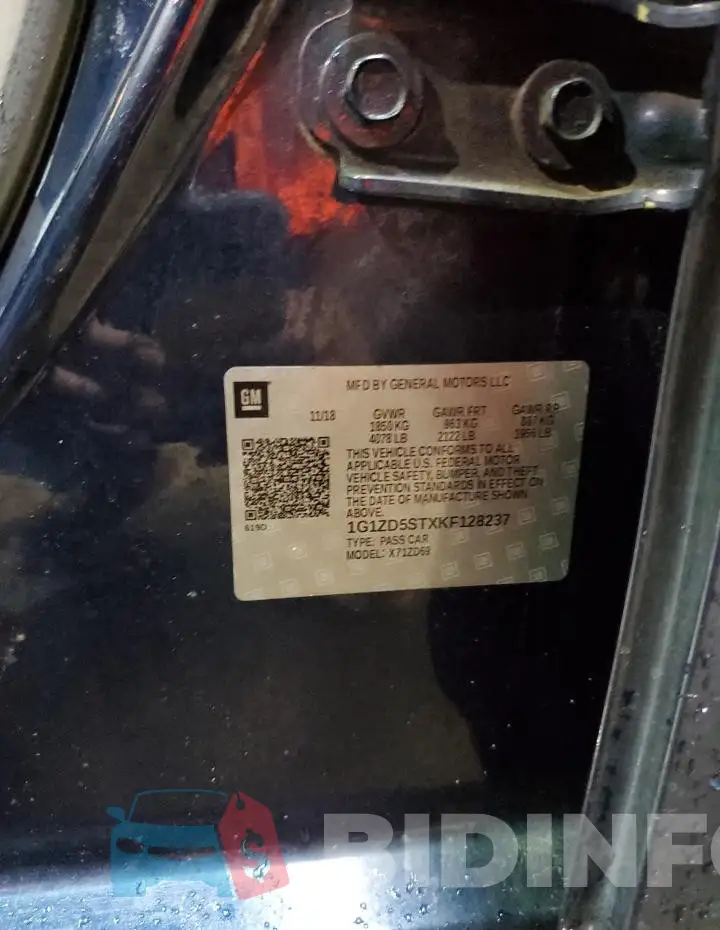 1G1ZD5STXKF128237 Photo# 12
