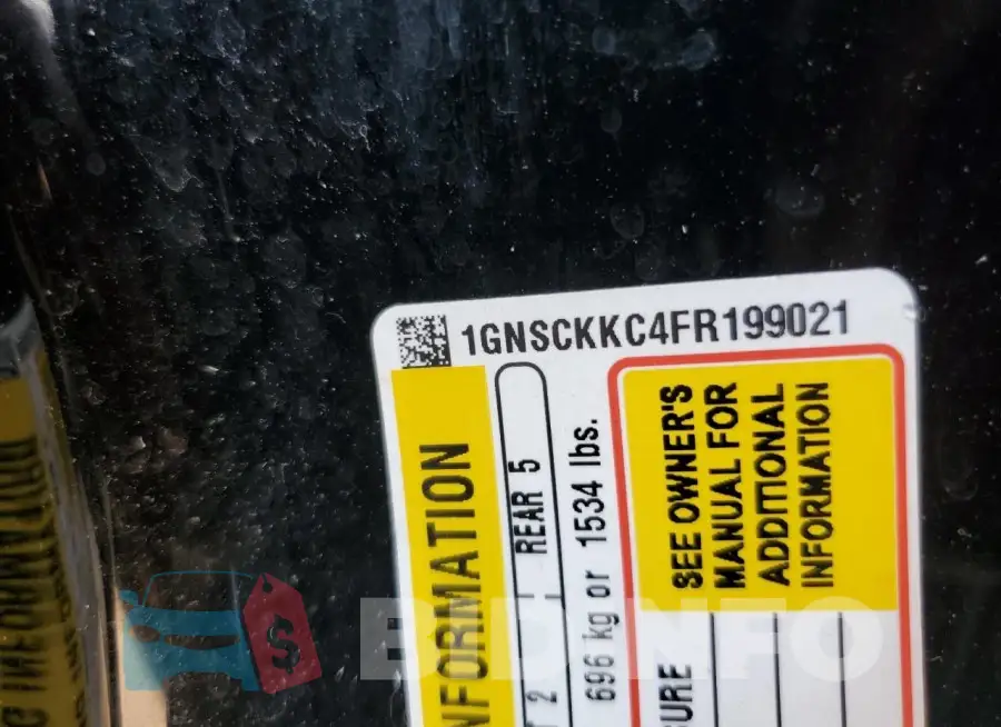 1GNSCKKC4FR199021 Photo# 14
