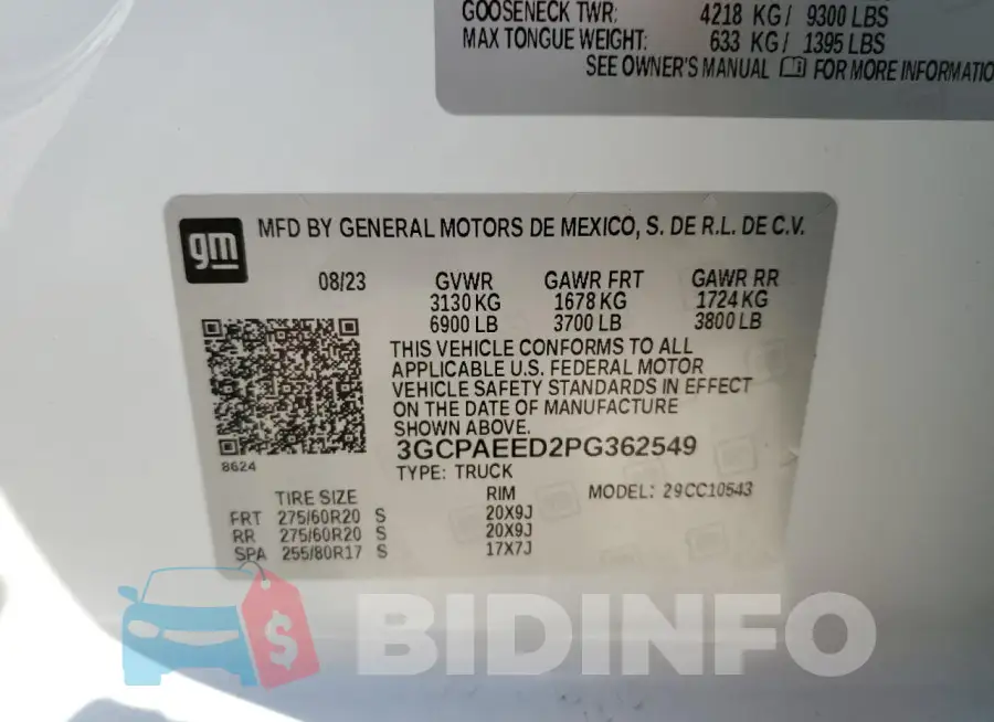 3GCPAEED2PG362549 Photo# 12