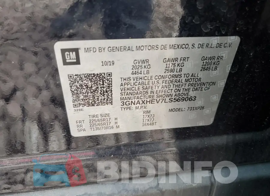3GNAXHEV7LS569063 Photo# 12