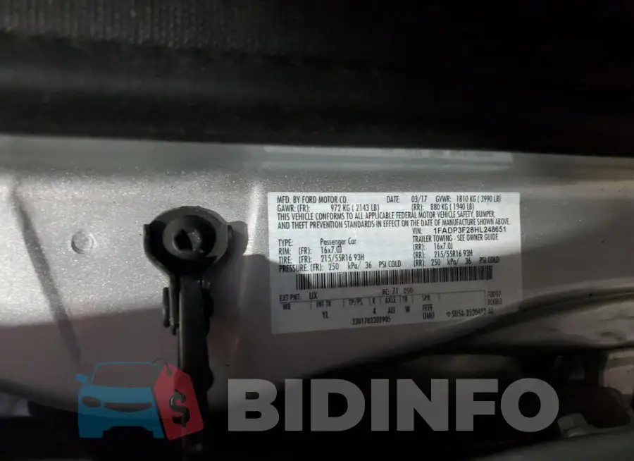 1FADP3F28HL248651 Photo# 12