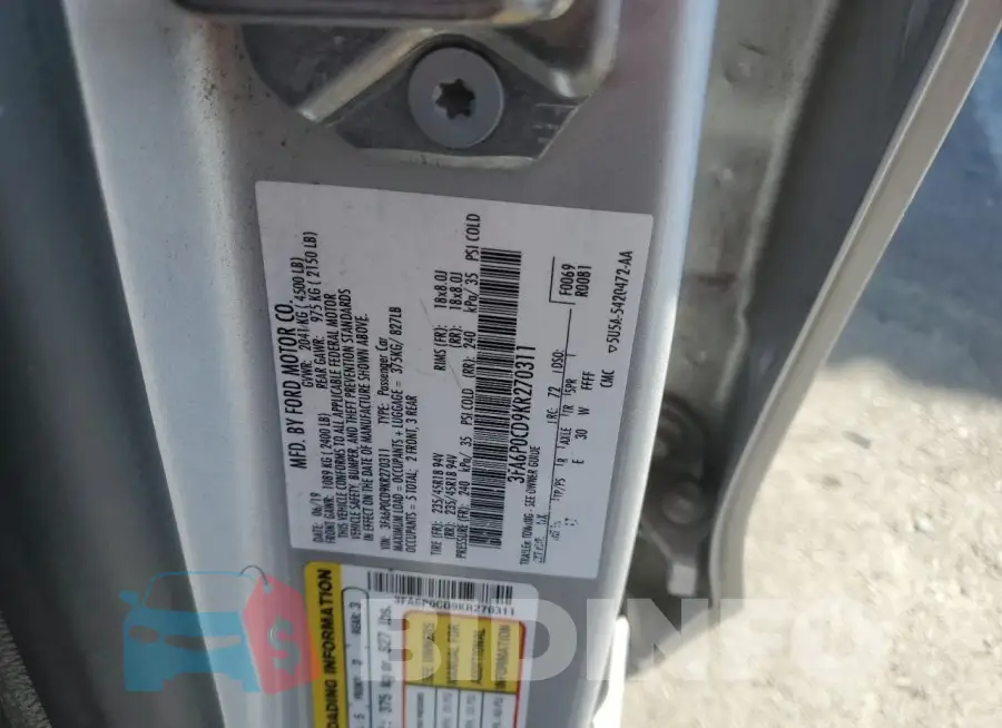3FA6P0CD9KR270311 Photo# 12