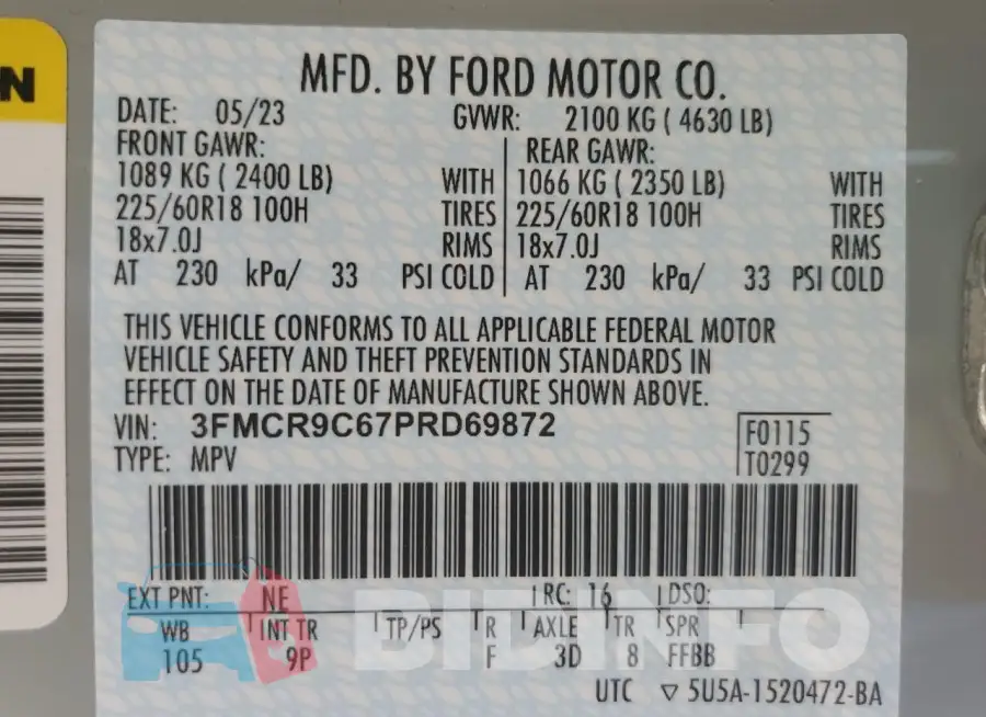 3FMCR9C67PRD69872 Photo# 13