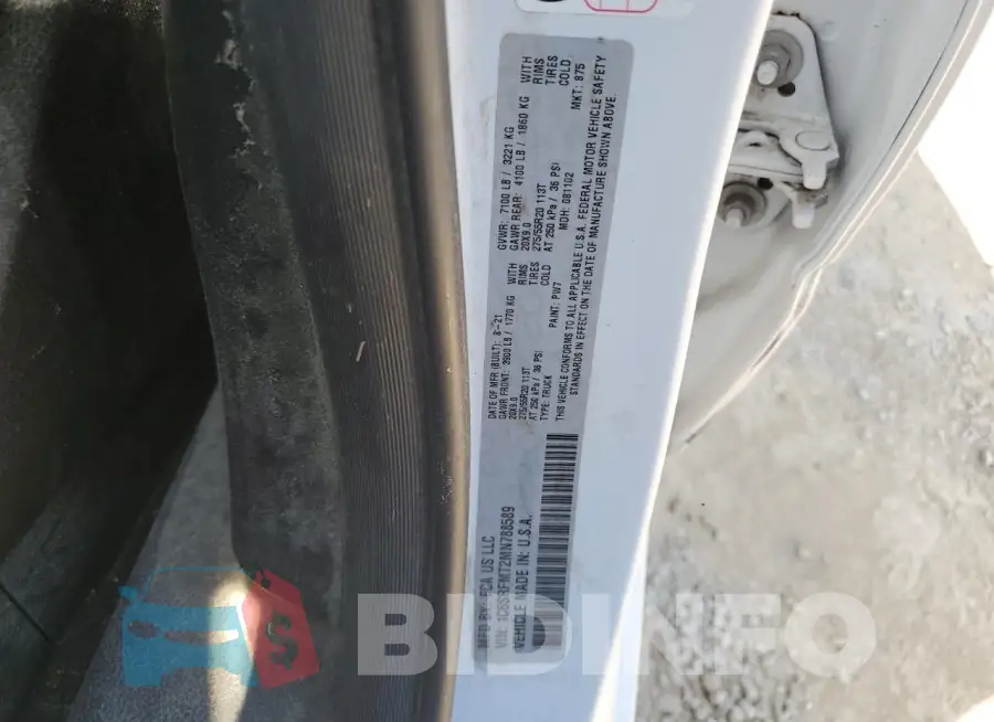 1C6SRFMT2MN788589 Photo# 12