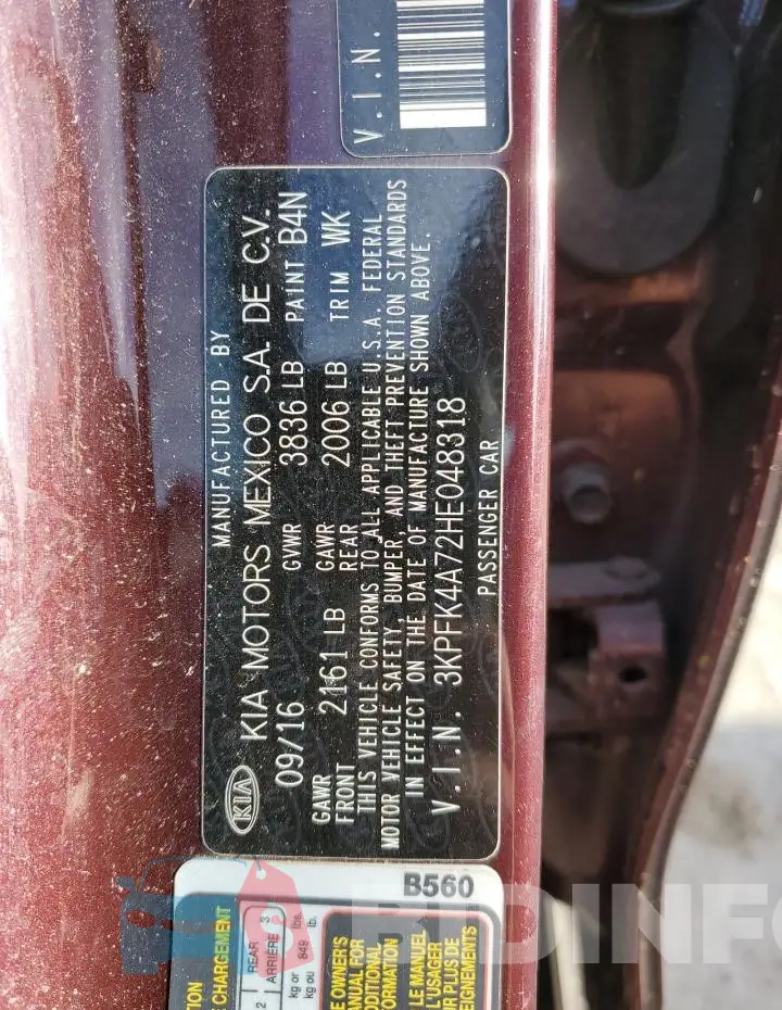 3KPFK4A72HE048318 Photo# 12