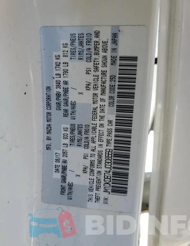 JM1DKDB74J0308559 Photo# 13
