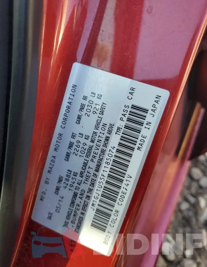 JM1GJ1U55F1185074 Photo# 12