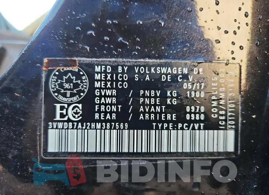3VWDB7AJ2HM387569 Photo# 10