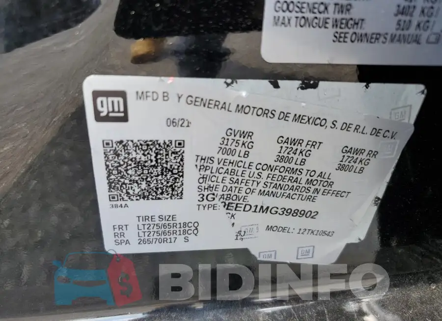 3GTP9EED1MG398902 Photo# 12