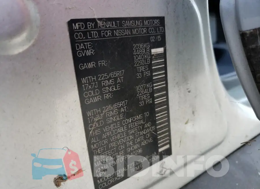 KNMAT2MT0FP540296 Photo# 13