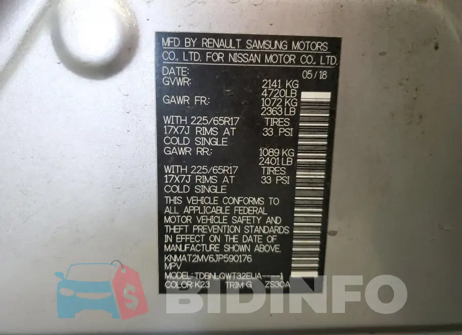 KNMAT2MV6JP590176 Photo# 13