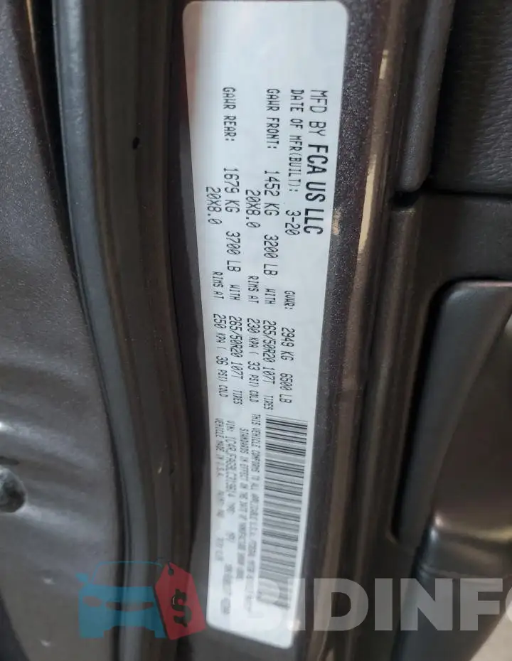 1C4RJFAG9LC319614 Photo# 13