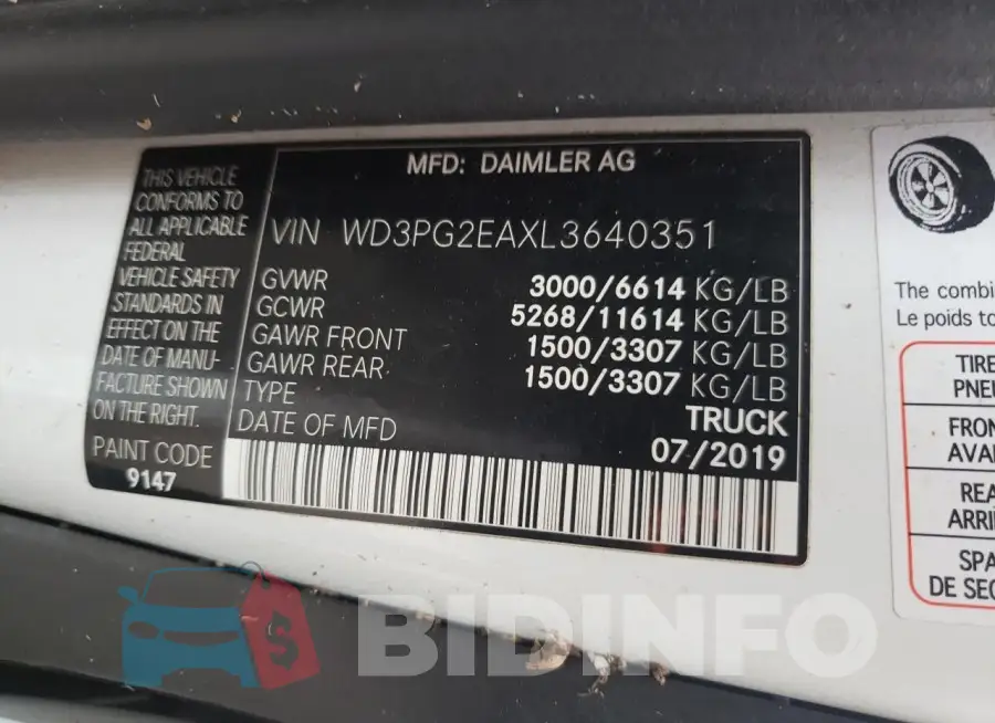 WD3PG2EAXL3640351 Photo# 13