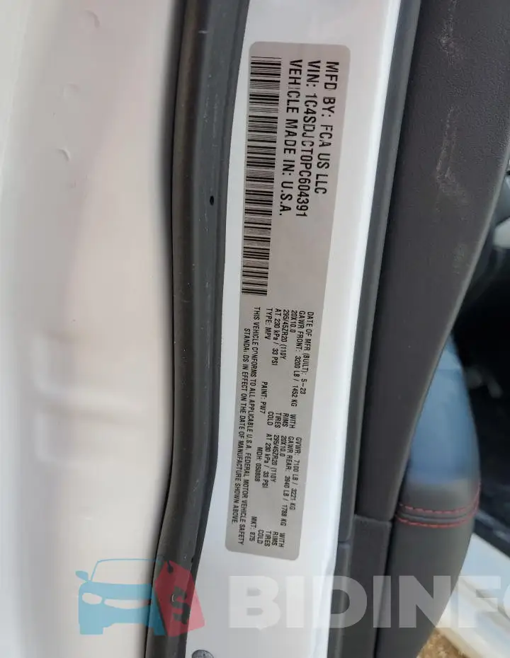 1C4SDJCT0PC604391 Photo# 13