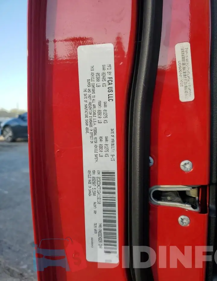 2C3CDXCT1GH116110 Photo# 12