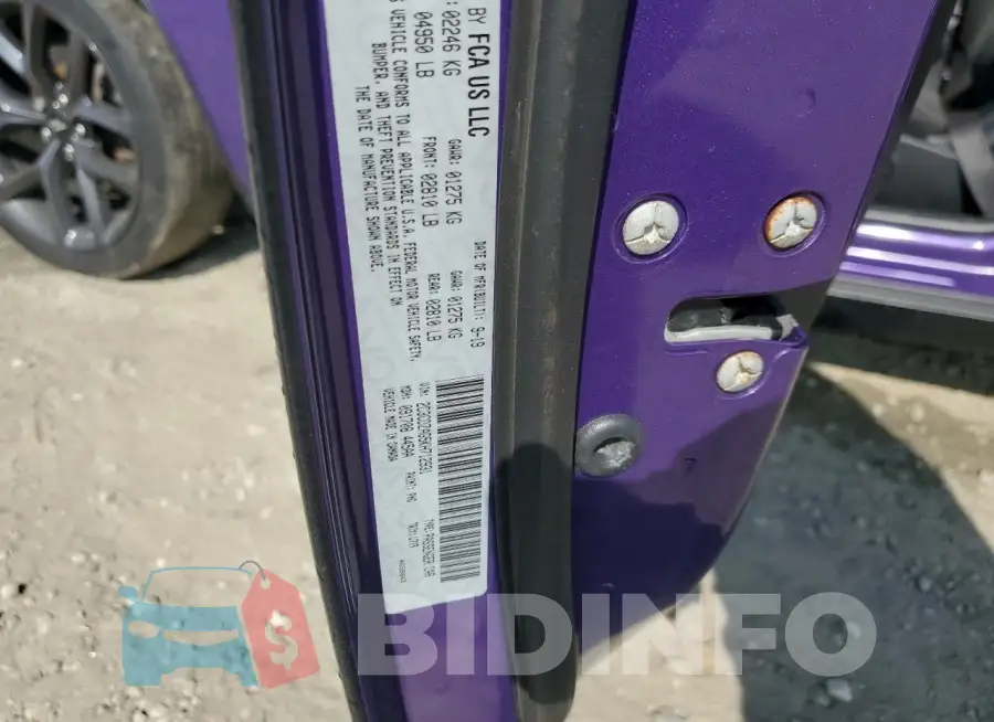 2C3CDZAG5KH712931 Photo# 12