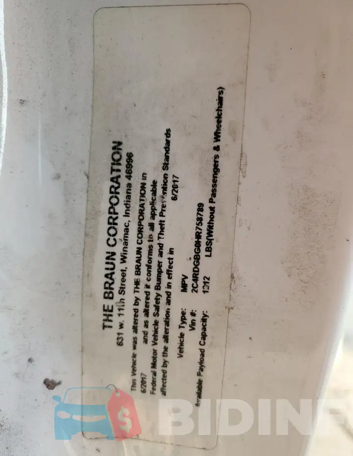 2C4RDGBG0HR758789 Photo# 14