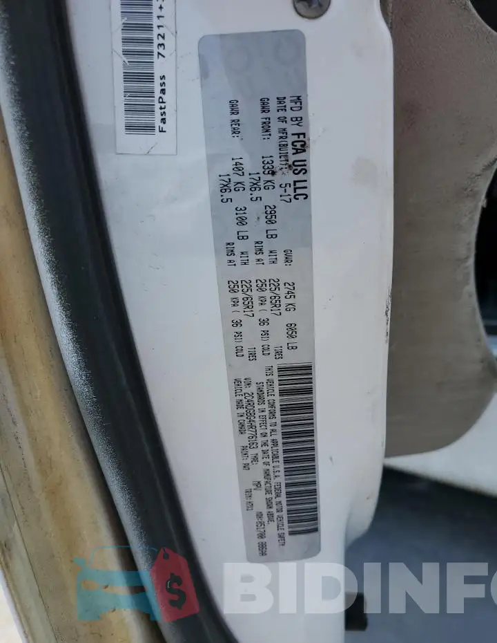 2C4RDGBG4HR776163 Photo# 14