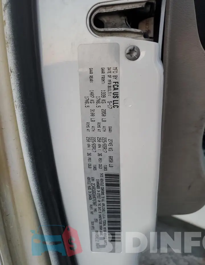 2C4RDGBGXHR767807 Photo# 14