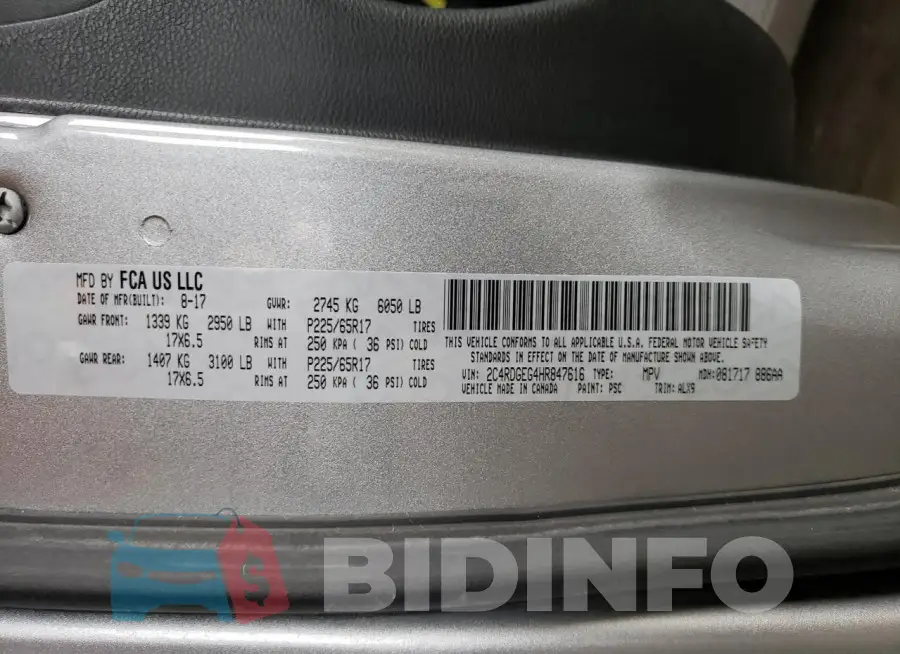 2C4RDGEG4HR847616 Photo# 13