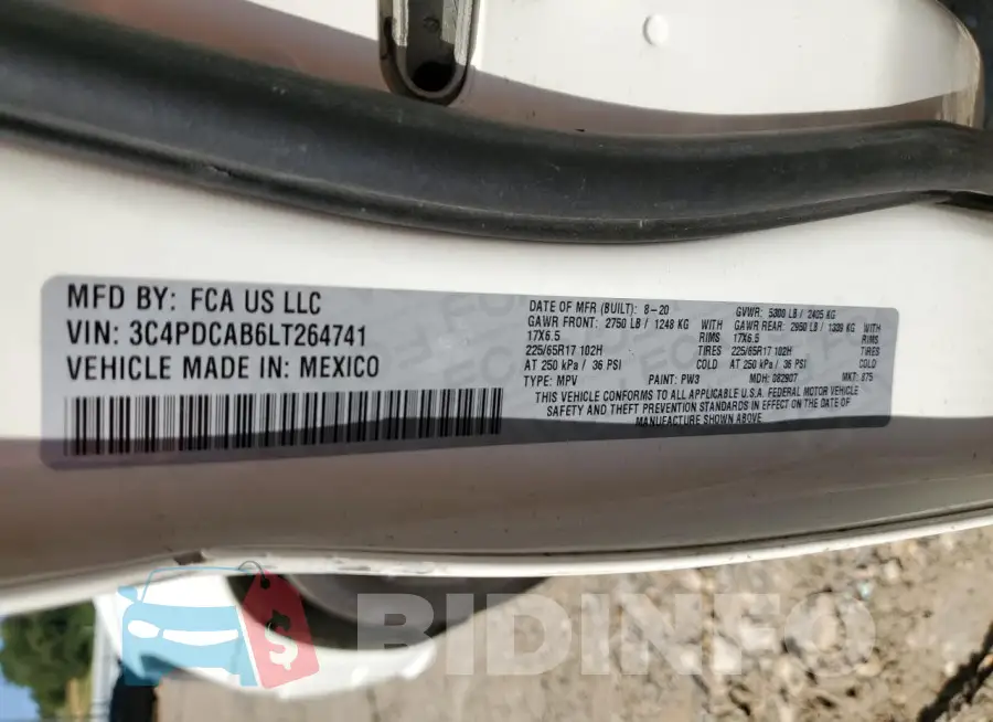 3C4PDCAB6LT264741 Photo# 14