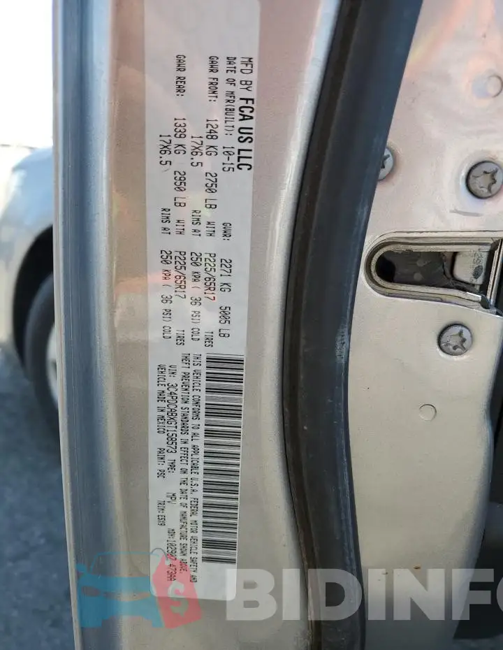 3C4PDCABXGT158573 Photo# 12
